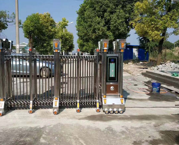 荊門(mén)電動(dòng)伸縮門(mén)案例展示